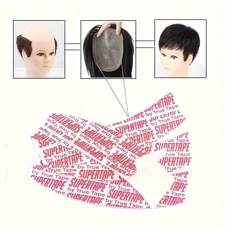 20/40pcs Waterproof Lace Wig Tape - Strong Double-Sided Adhesive for Secure Hair Extensions & Wigs,